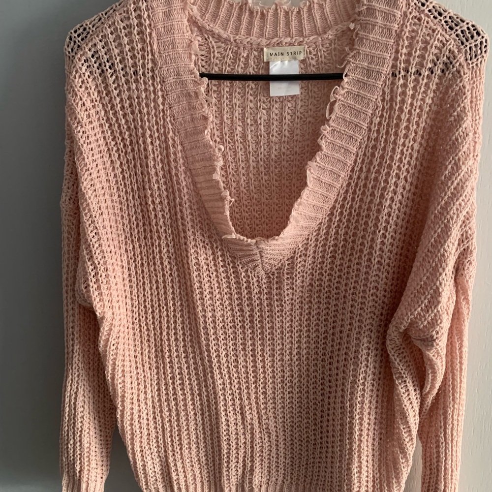 Pink Knit Sweater